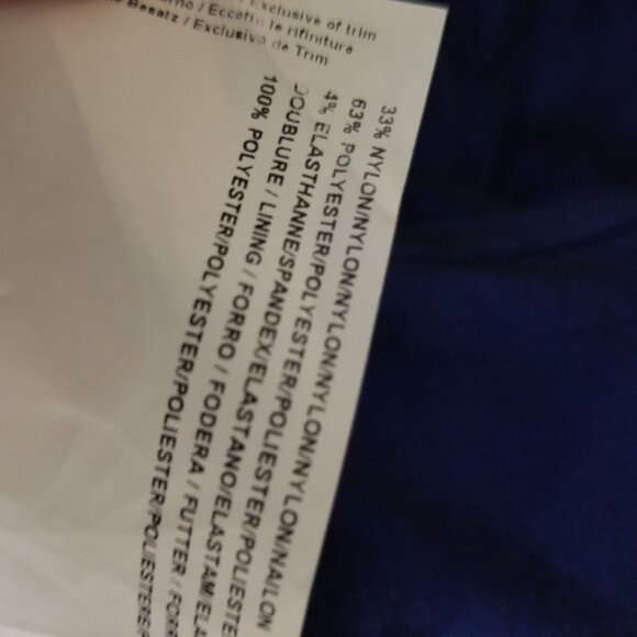 Joseph Ribkoff Sapphire Blue Draped Zip-Front Dress – Size 16 - Picture 12 of 13